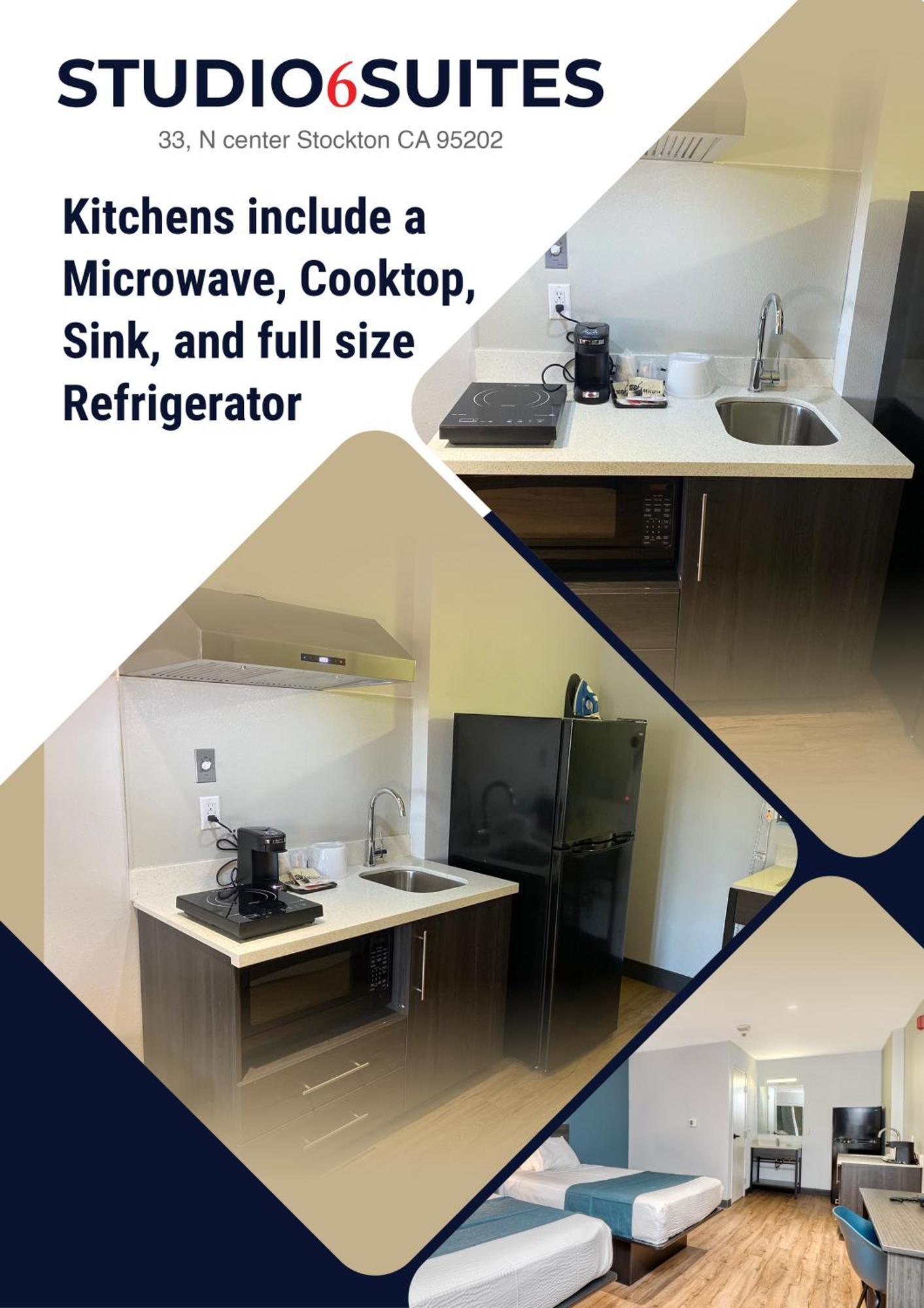 Studio 6 Suites Stockton, Ca Waterfront Екстер'єр фото